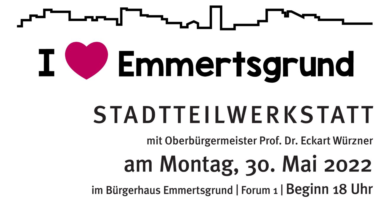 Offizielle Einladung von OB Würzner zur Stadtteilwerkstatt am 30. Mai