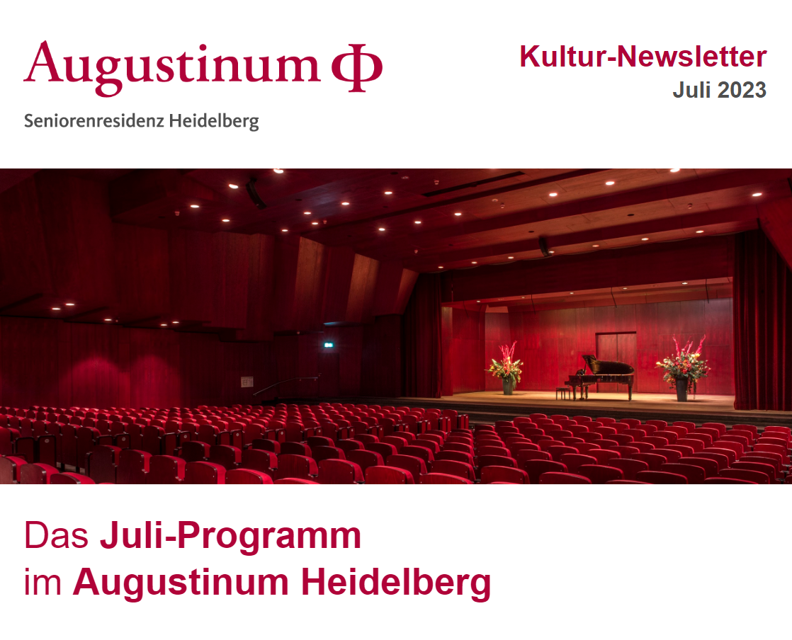 Kultur-Newsletter Augustinum Heidelberg