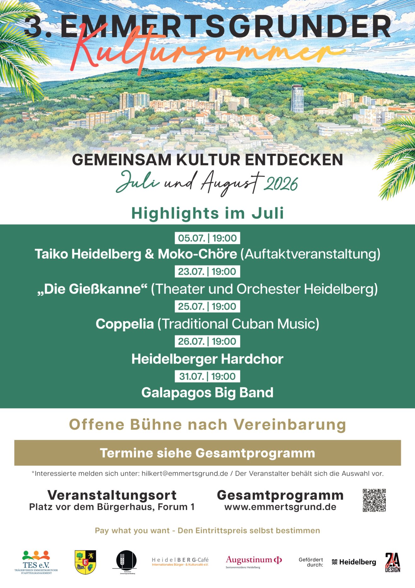 Der Kultursommer startet – ein Juli vollgepackt mit Highlights