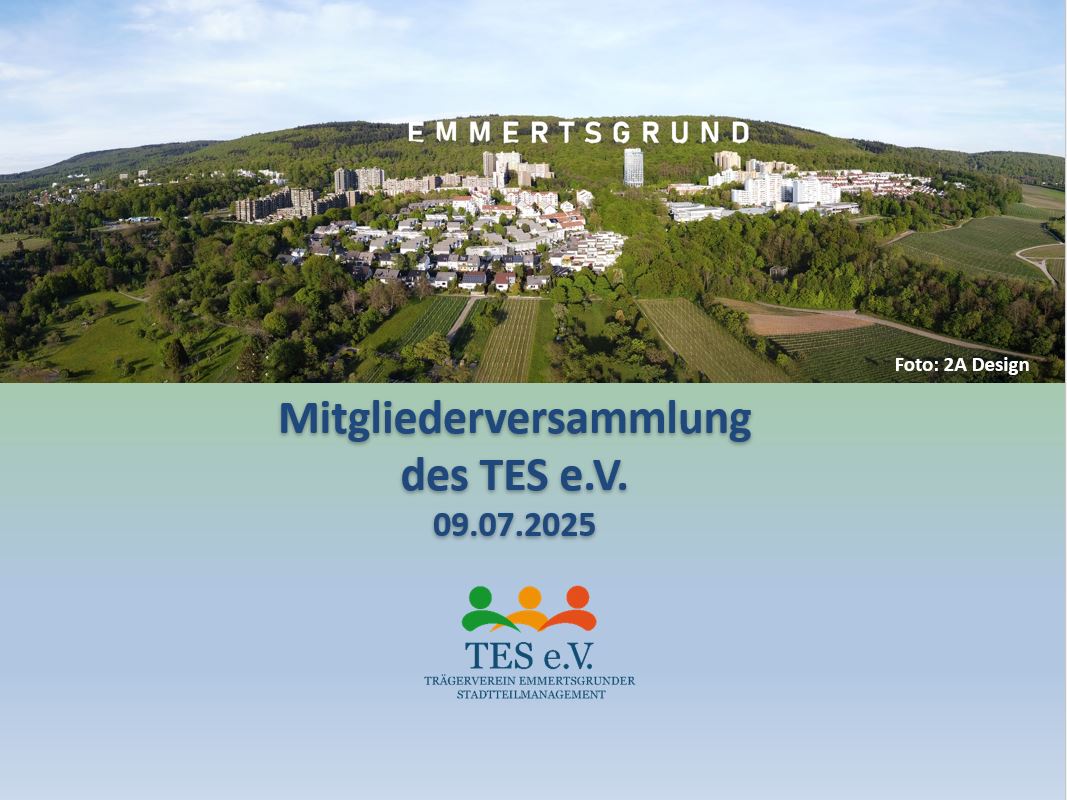 TES Mitgliederversammlung am 9. Juli