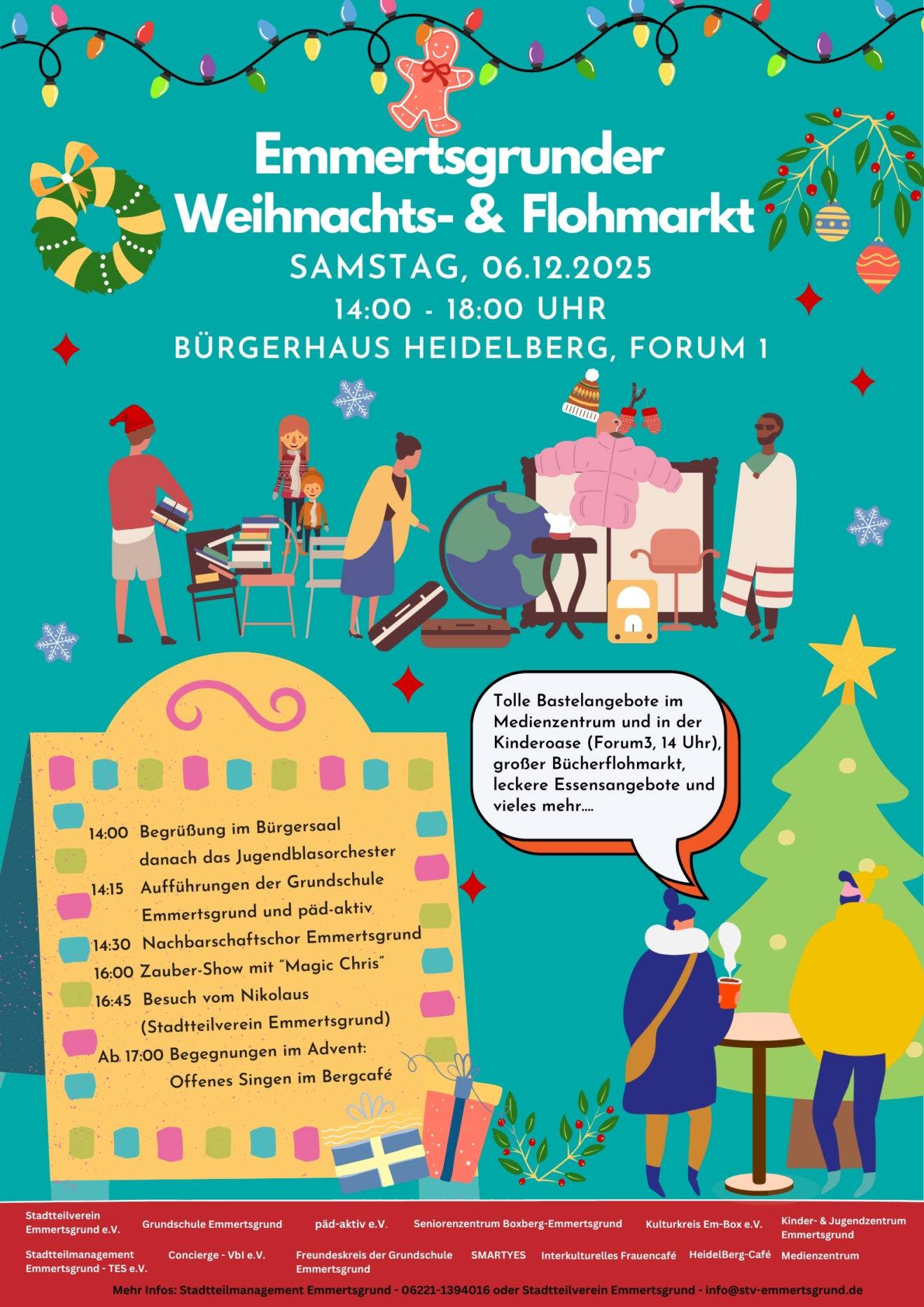 Weihnachts- &amp; Flohmarkt für die ganze Familie im Bürgerhaus