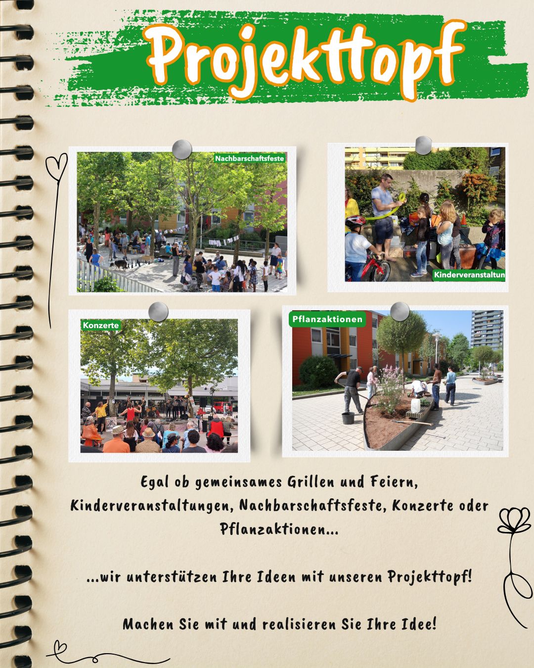 Projekttopf Emmertsgrund – Ihre Idee für einen lebendigen Stadtteil