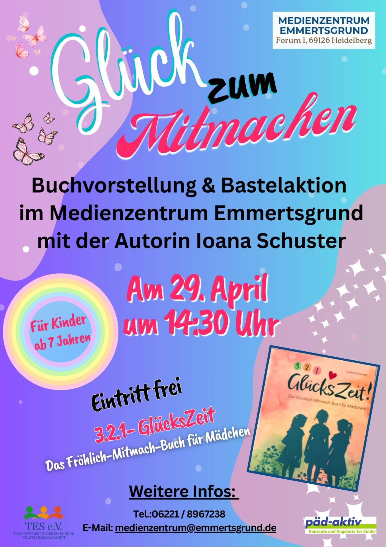 Kinderliteratur erleben im Medienzentrum: Goethe Mitmach-Lesung und Buchvorstellung mit Autorin Ioana Schuster