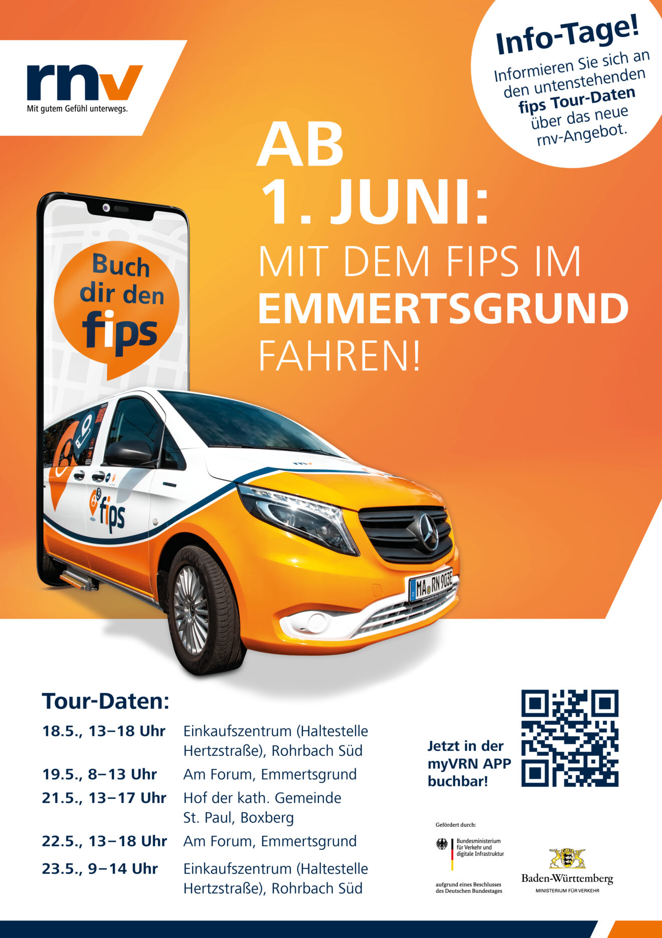 Neuer fips-Bus startet im Juni – Infoveranstaltungen vor Ort