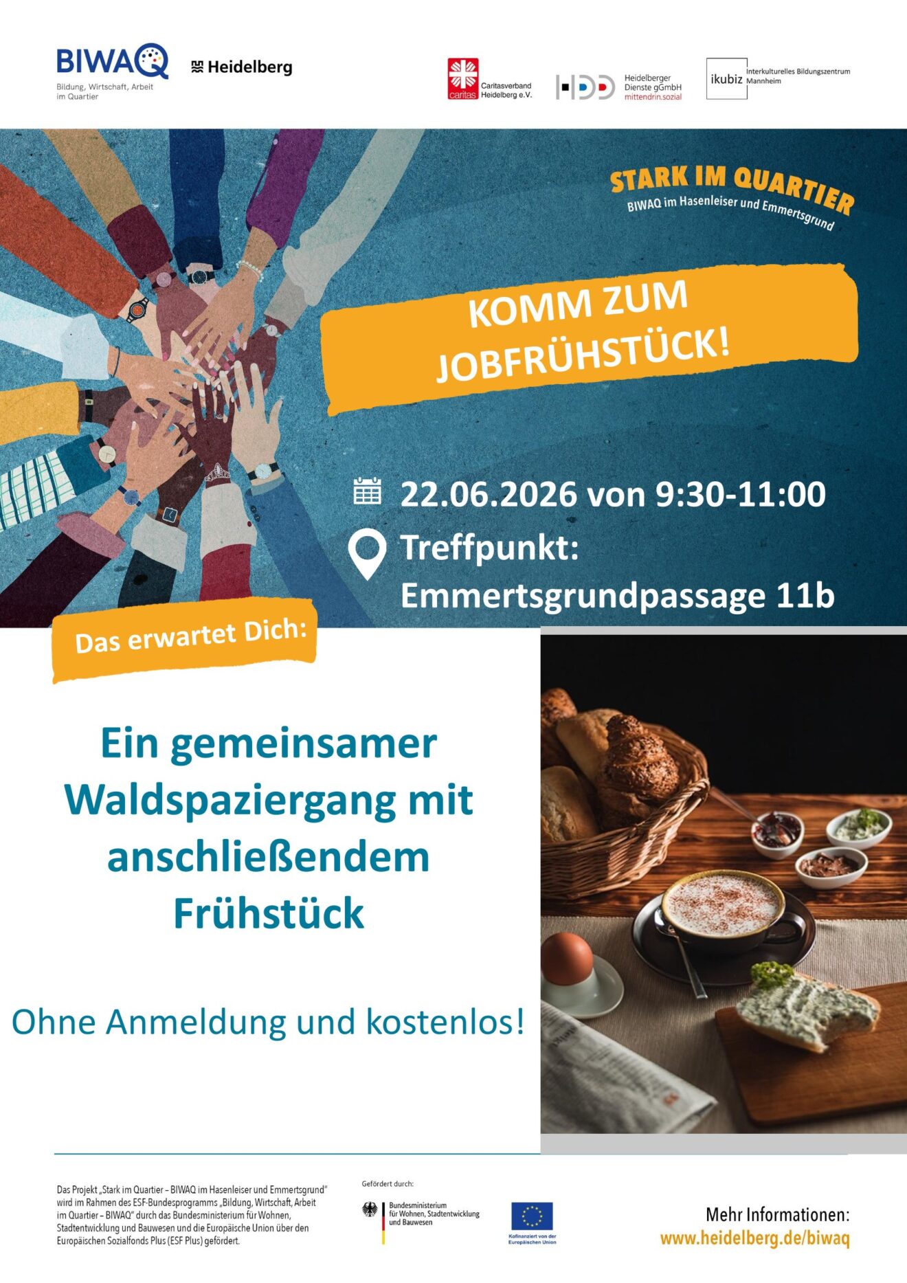 BIWAQ Jobfrühstück im Juni