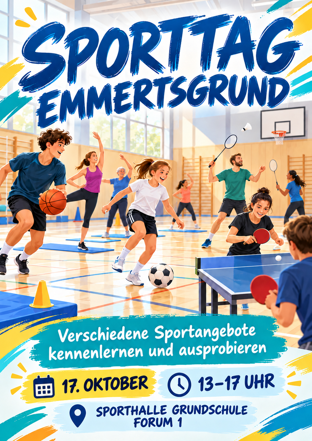 Gemeinsam stark – Sport verbindet den Emmertsgrund