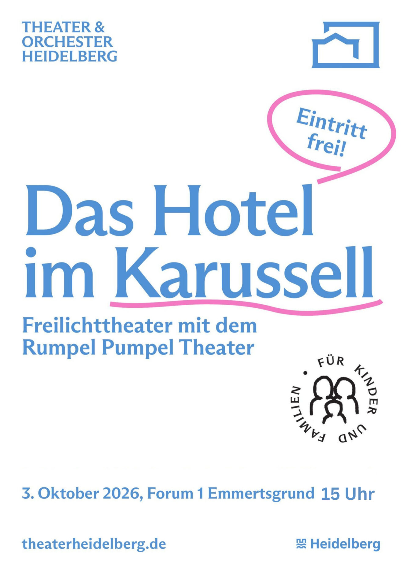 Das Rumpel Pumpel Theater kommt auf den Emmertsgrund: Freilichttheater für die ganze Familie
