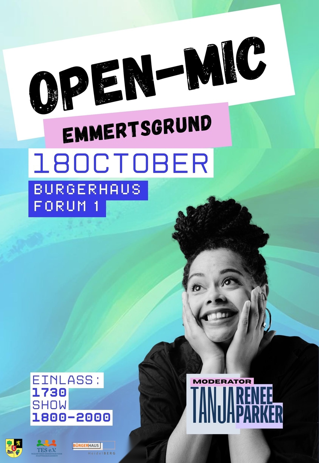 Lachen, ausprobieren, Bühnenluft schnuppern: Der Emmertsgrund open-miced!